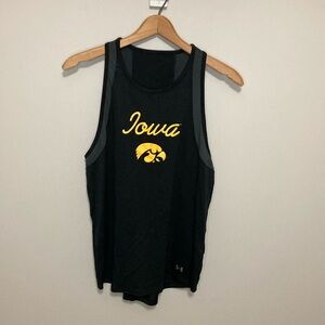 Iowa Hawkeyes, Under Armour Tank top, black, women’s size small college fan gear